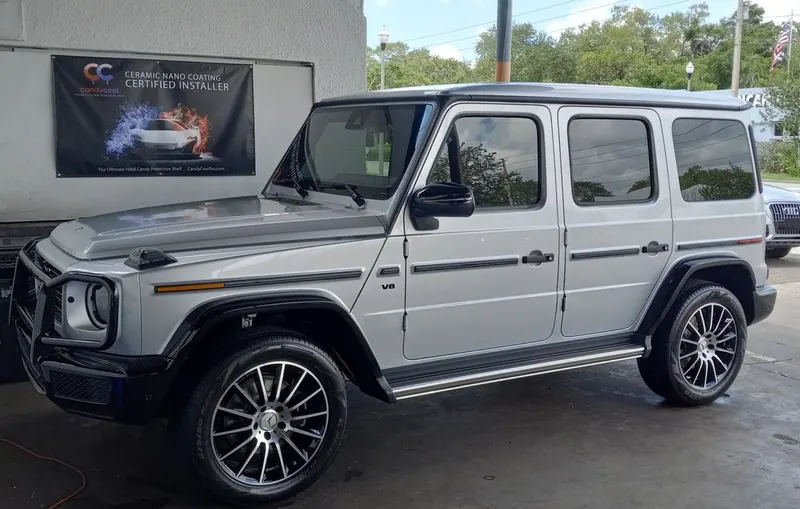 Mercedes G-Wagon after full detail near Gulfport FL