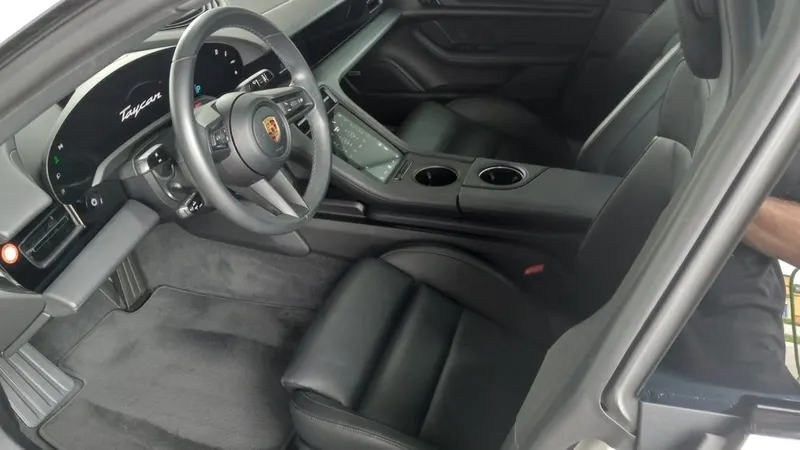 Interior detailing near Gulfport FL - Porsche Taycan